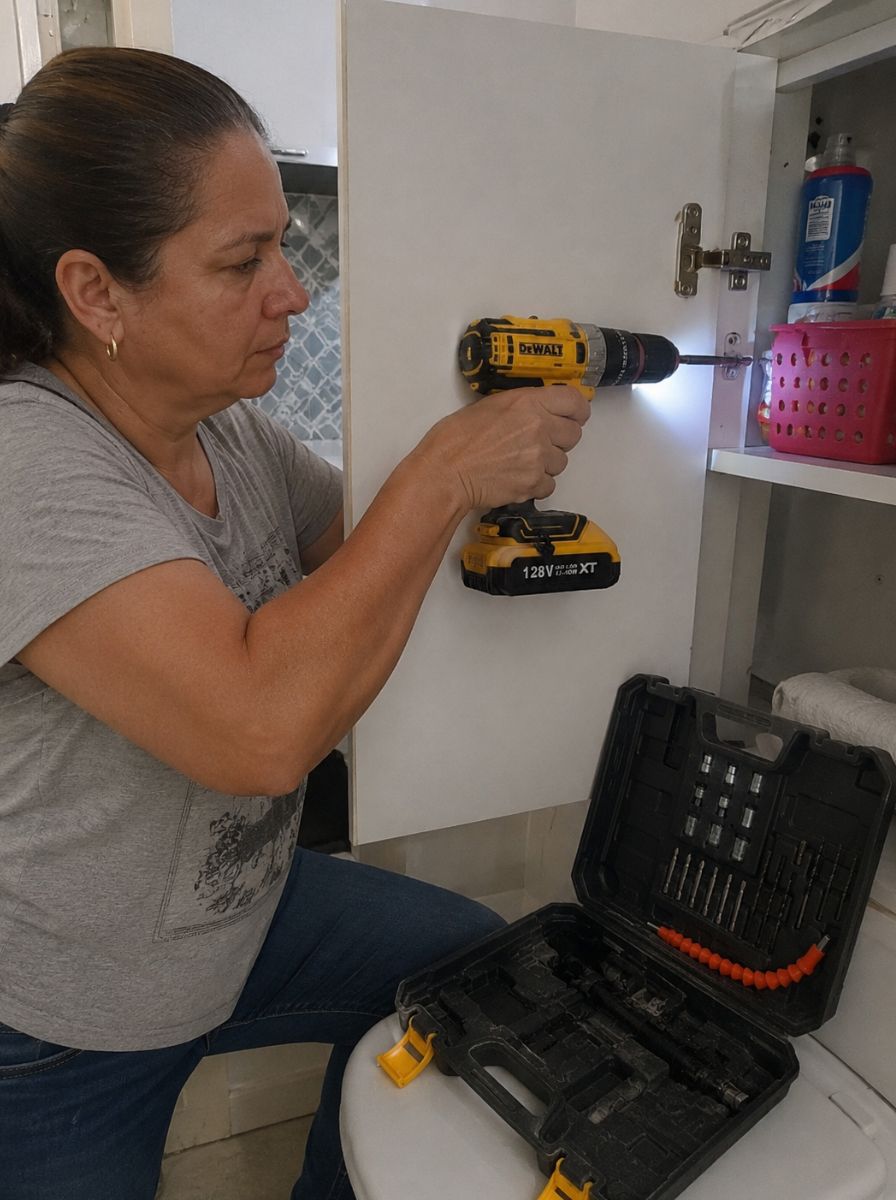 🔥 Kit Taladro Dewalt 128V Profesional Ultra 1000GR  + Batería Extra Gratis - Ahorra Tiempo y Esfuerzo