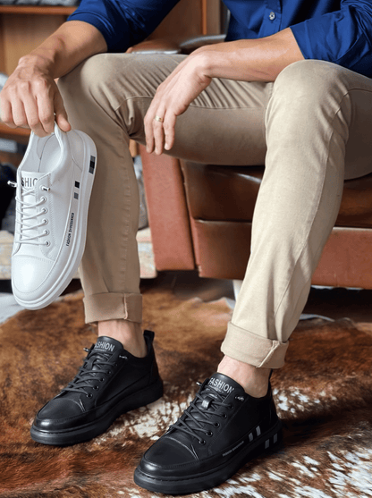 👟Nuevo Tenis Fashion Strung Cuero Importado - Descuento Exclusivo Solo Por Hoy🔥