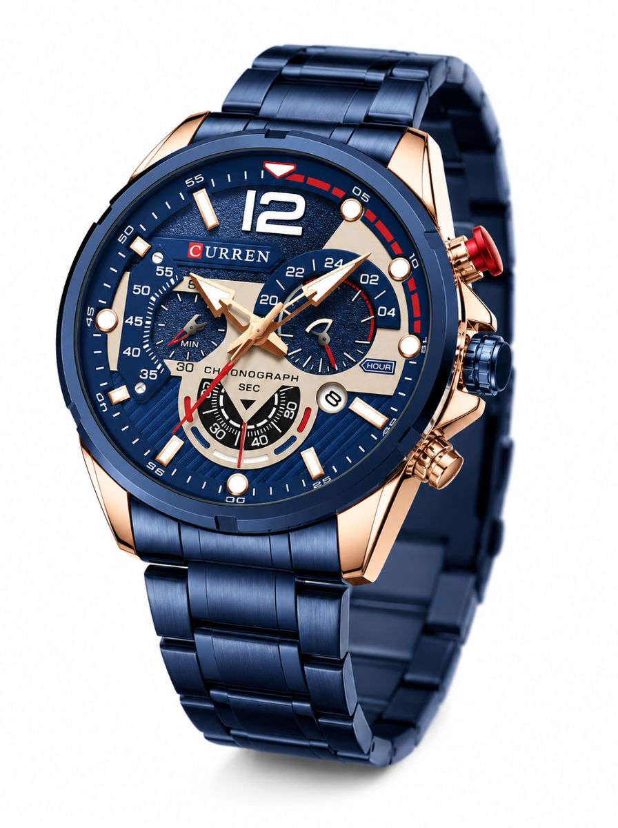 Lanzamiento 2026 Reloj Curren Original 100% Acero Inoxidable 🛡️ Resistencia Extrema Anti-Rayas