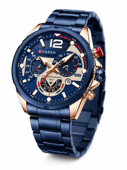 Lanzamiento 2026 Reloj Curren Original 100% Acero Inoxidable 🛡️ Resistencia Extrema Anti-Rayas